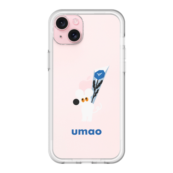 スリムプロテクションプレミアムケース［ umao - ねずみと花 ］