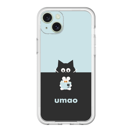 スリムプロテクションプレミアムケース［ umao - ねことねずみ ］