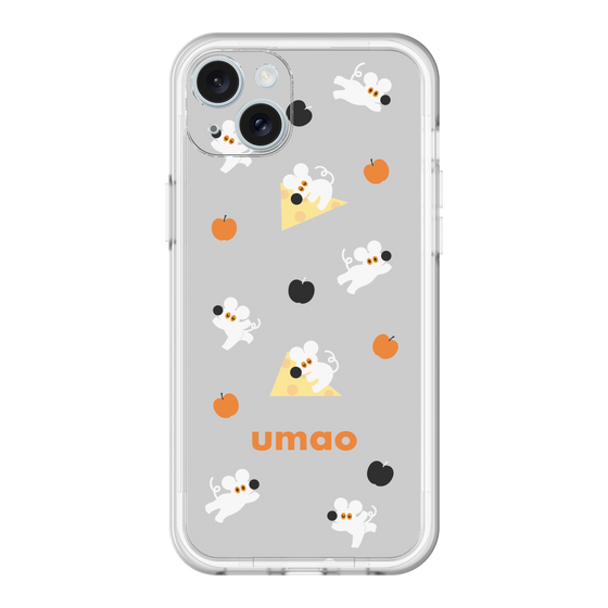 スリムプロテクションプレミアムケース［ umao - ねずみとりんご ］