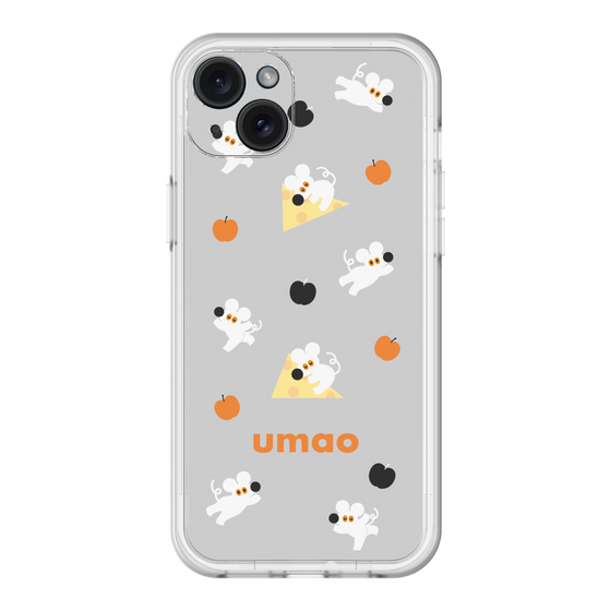 スリムプロテクションプレミアムケース［ umao - ねずみとりんご ］