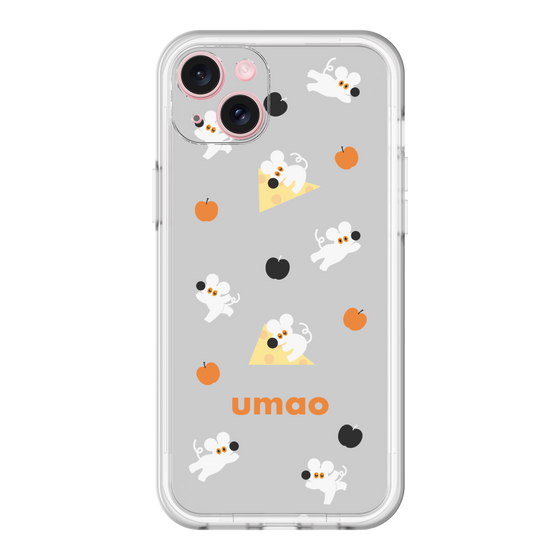 スリムプロテクションプレミアムケース［ umao - ねずみとりんご ］