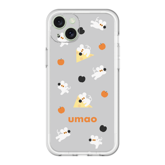 スリムプロテクションプレミアムケース［ umao - ねずみとりんご ］