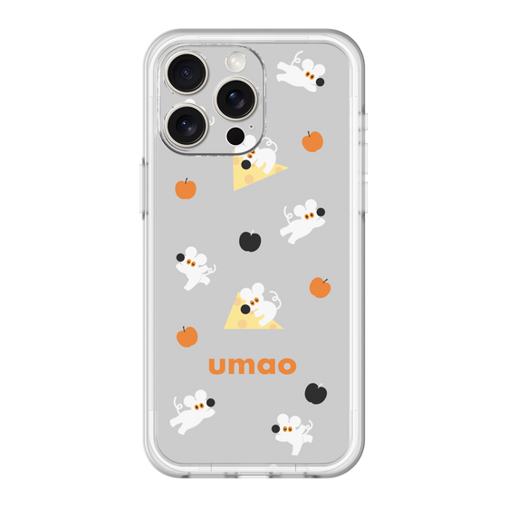 スリムプロテクションプレミアムケース［ umao - ねずみとりんご ］