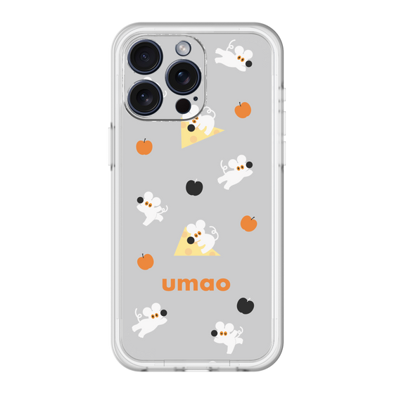 スリムプロテクションプレミアムケース［ umao - ねずみとりんご ］