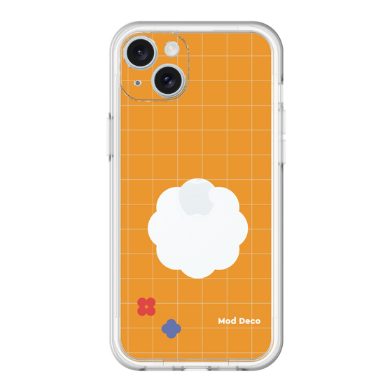 スリムプロテクションプレミアムケース［ Mod Deco - オリジナル - レトロオレンジ ］
