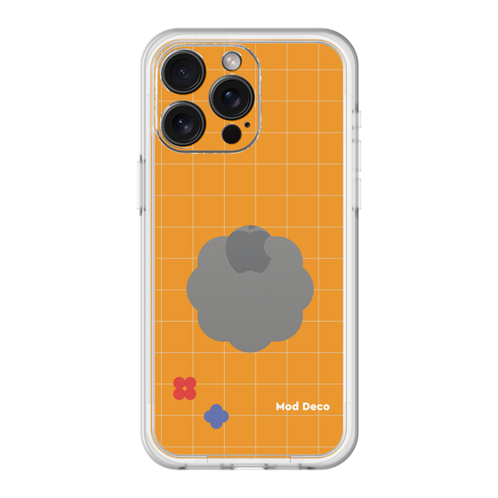 スリムプロテクションプレミアムケース［ Mod Deco - オリジナル - レトロオレンジ ］