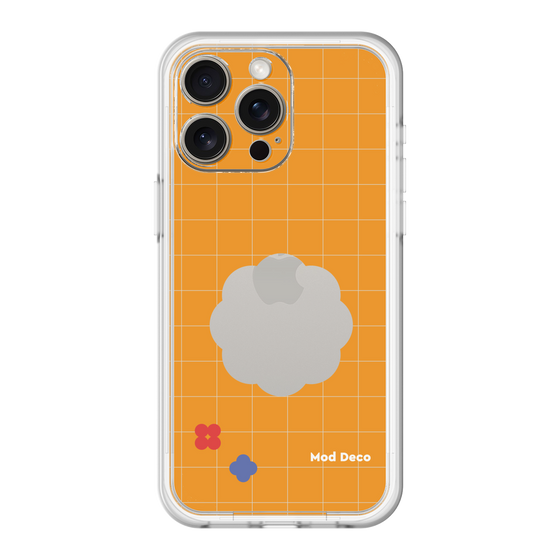 スリムプロテクションプレミアムケース［ Mod Deco - オリジナル - レトロオレンジ ］