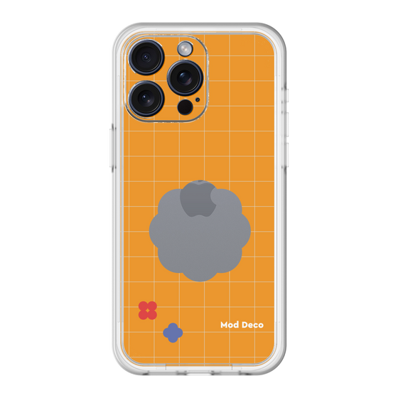 スリムプロテクションプレミアムケース［ Mod Deco - オリジナル - レトロオレンジ ］