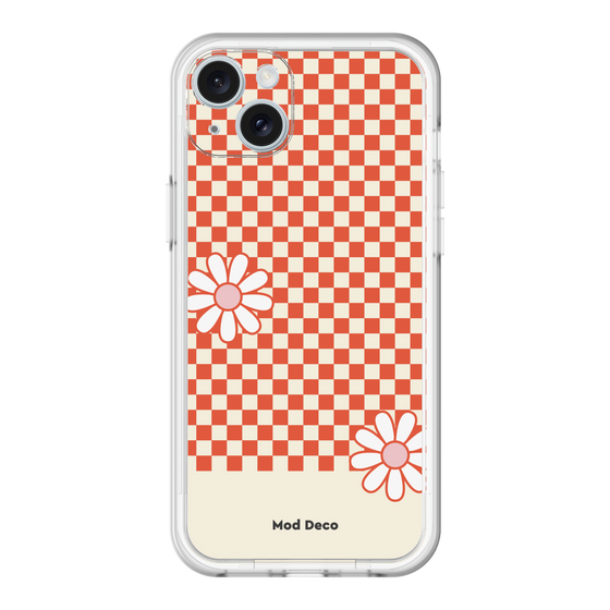 スリムプロテクションプレミアムケース［ Mod Deco - オリジナル - レトロフラワー ］