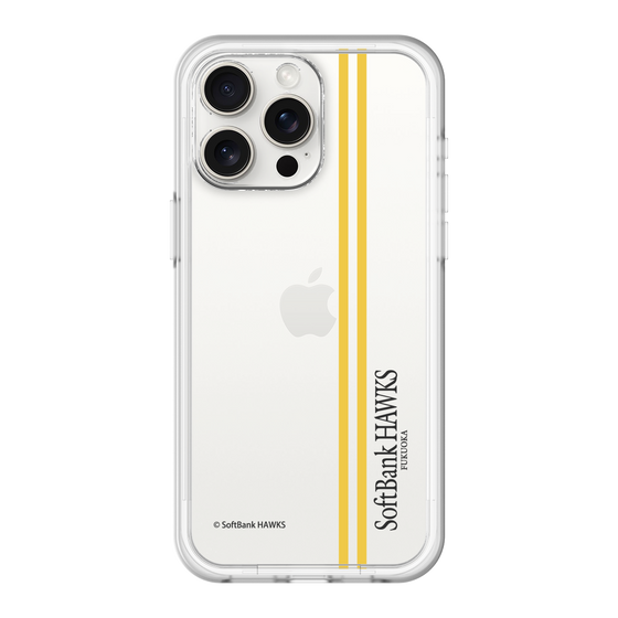 スリムプロテクションプレミアムケース［ 福岡ソフトバンクホークス - 縦ストライプ ］