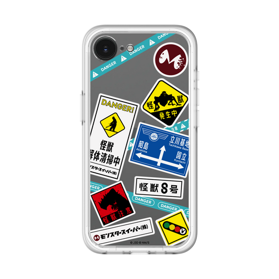 スリムプロテクションプレミアムケース［ 怪獣8号 - ステッカー - カラー ］