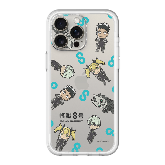 スリムプロテクションプレミアムケース［ 怪獣８号 - ミニキャラ - 総柄01 ］