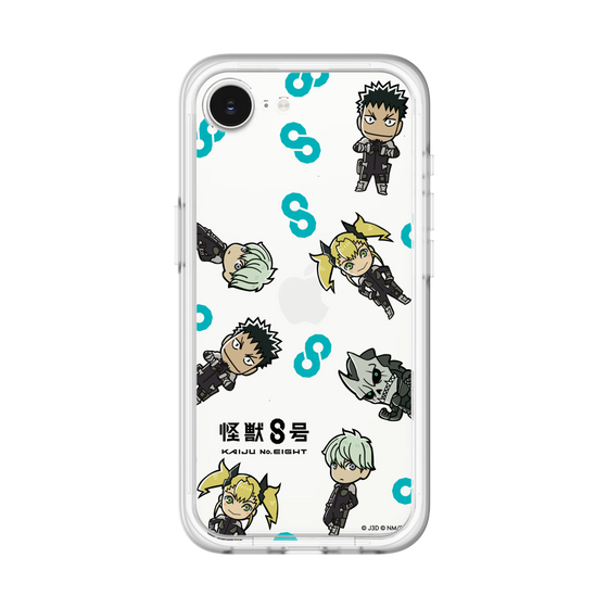 スリムプロテクションプレミアムケース［ 怪獣８号 - ミニキャラ - 総柄01 ］