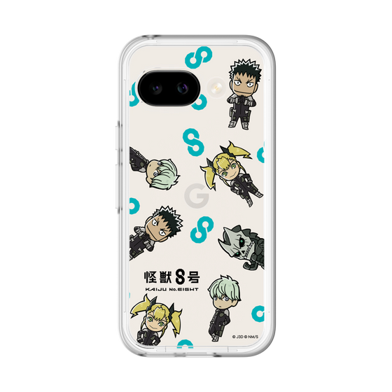 スリムプロテクションプレミアムケース［ 怪獣８号 - ミニキャラ - 総柄01 ］