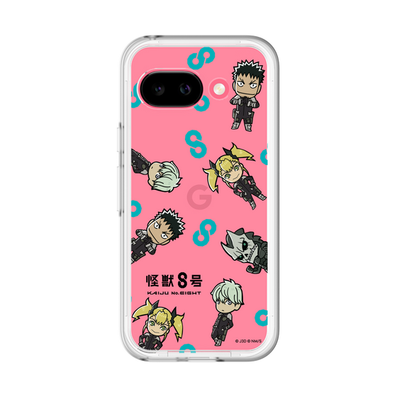 スリムプロテクションプレミアムケース［ 怪獣８号 - ミニキャラ - 総柄01 ］