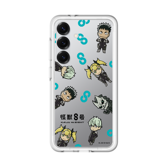 スリムプロテクションプレミアムケース［ 怪獣８号 - ミニキャラ - 総柄01 ］