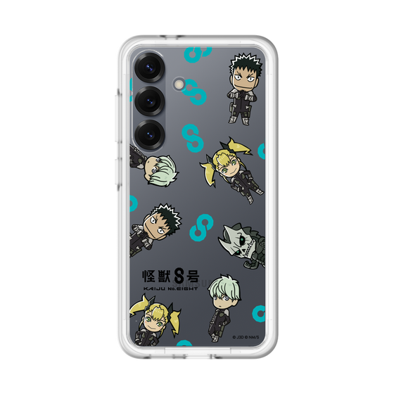スリムプロテクションプレミアムケース［ 怪獣８号 - ミニキャラ - 総柄01 ］