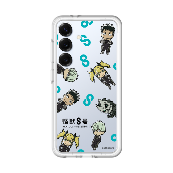 スリムプロテクションプレミアムケース［ 怪獣８号 - ミニキャラ - 総柄01 ］