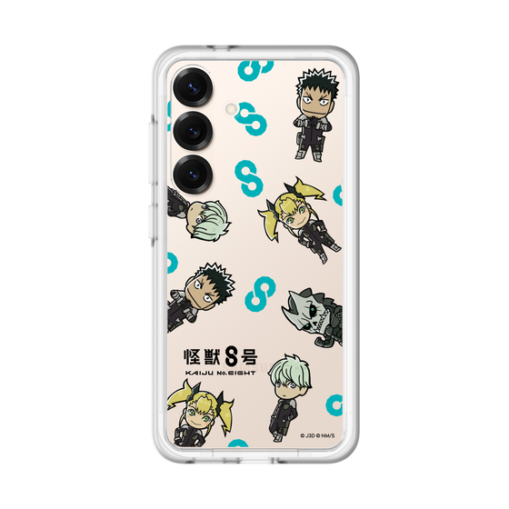 スリムプロテクションプレミアムケース［ 怪獣８号 - ミニキャラ - 総柄01 ］