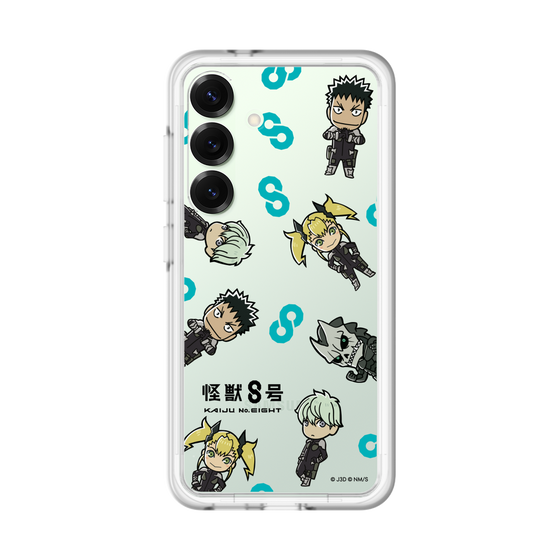 スリムプロテクションプレミアムケース［ 怪獣８号 - ミニキャラ - 総柄01 ］