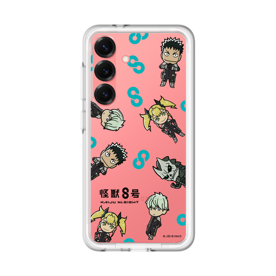 スリムプロテクションプレミアムケース［ 怪獣８号 - ミニキャラ - 総柄01 ］