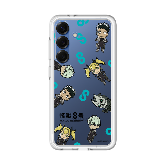 スリムプロテクションプレミアムケース［ 怪獣８号 - ミニキャラ - 総柄01 ］