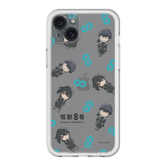 スリムプロテクションプレミアムケース［ 怪獣８号 - ミニキャラ - 総柄02 ］