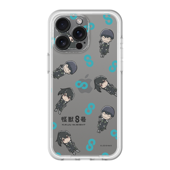 スリムプロテクションプレミアムケース［ 怪獣８号 - ミニキャラ - 総柄02 ］