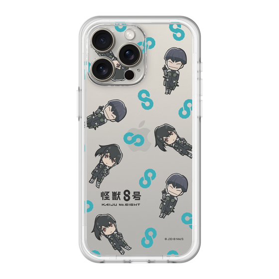 スリムプロテクションプレミアムケース［ 怪獣８号 - ミニキャラ - 総柄02 ］