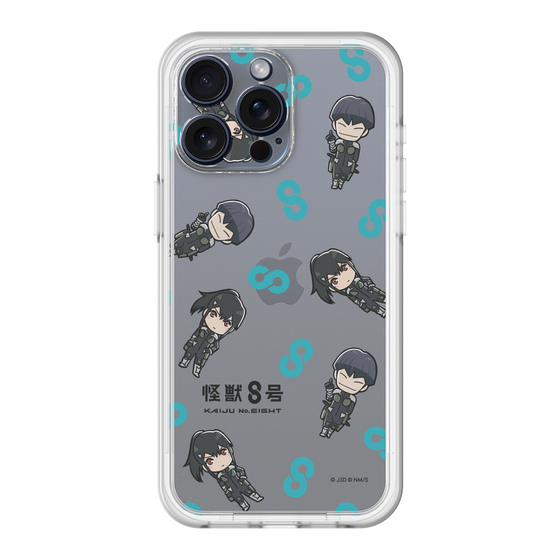 スリムプロテクションプレミアムケース［ 怪獣８号 - ミニキャラ - 総柄02 ］