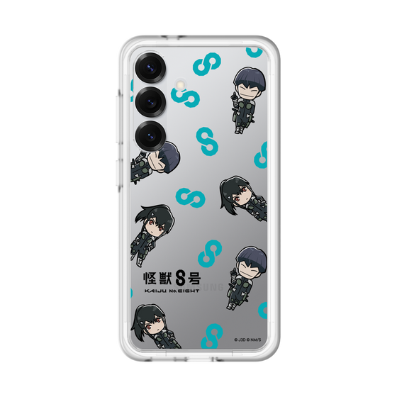 スリムプロテクションプレミアムケース［ 怪獣８号 - ミニキャラ - 総柄02 ］