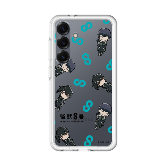 スリムプロテクションプレミアムケース［ 怪獣８号 - ミニキャラ - 総柄02 ］
