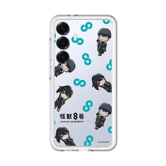 スリムプロテクションプレミアムケース［ 怪獣８号 - ミニキャラ - 総柄02 ］