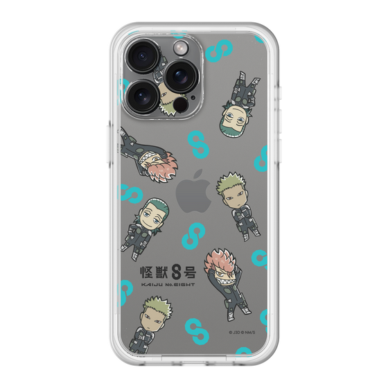 スリムプロテクションプレミアムケース［ 怪獣８号 - ミニキャラ - 総柄03 ］