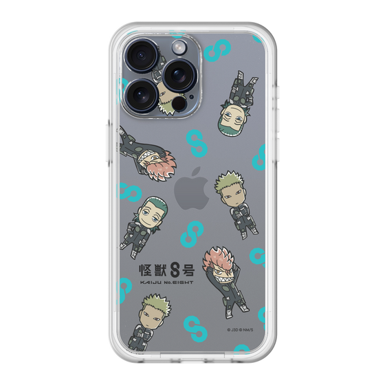 スリムプロテクションプレミアムケース［ 怪獣８号 - ミニキャラ - 総柄03 ］