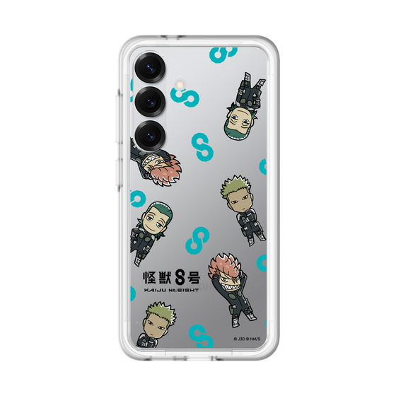 スリムプロテクションプレミアムケース［ 怪獣８号 - ミニキャラ - 総柄03 ］