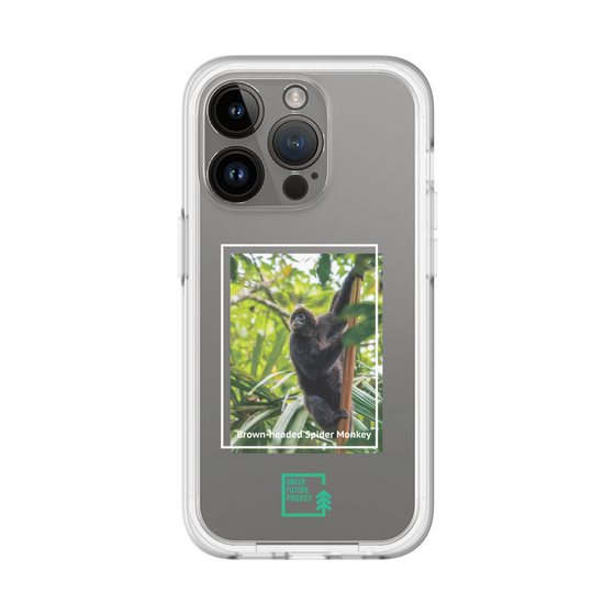 スリムプロテクションプレミアムケース［ Green Future Project - Brown-headed Spider Monkey ］