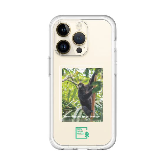 スリムプロテクションプレミアムケース［ Green Future Project - Brown-headed Spider Monkey ］
