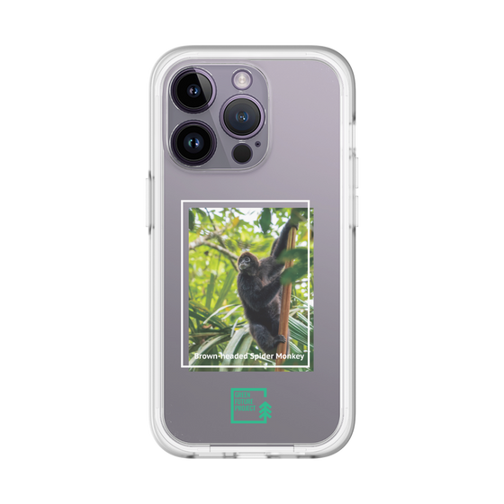 スリムプロテクションプレミアムケース［ Green Future Project - Brown-headed Spider Monkey ］