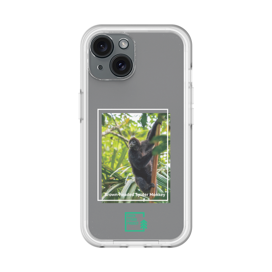 スリムプロテクションプレミアムケース［ Green Future Project - Brown-headed Spider Monkey ］