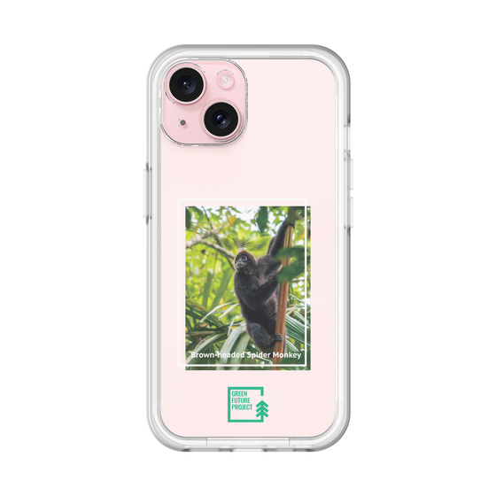 スリムプロテクションプレミアムケース［ Green Future Project - Brown-headed Spider Monkey ］