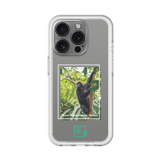 スリムプロテクションプレミアムケース［ Green Future Project - Brown-headed Spider Monkey ］