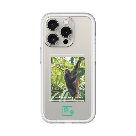 スリムプロテクションプレミアムケース［ Green Future Project - Brown-headed Spider Monkey ］