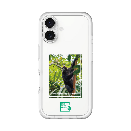 スリムプロテクションプレミアムケース［ Green Future Project - Brown-headed Spider Monkey ］
