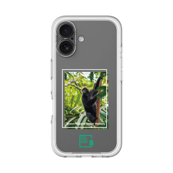 スリムプロテクションプレミアムケース［ Green Future Project - Brown-headed Spider Monkey ］
