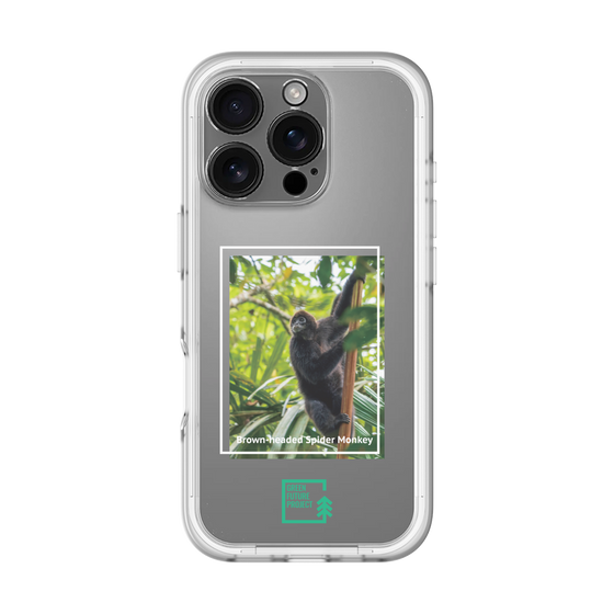 スリムプロテクションプレミアムケース［ Green Future Project - Brown-headed Spider Monkey ］