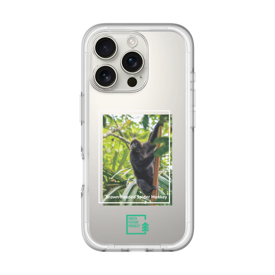 スリムプロテクションプレミアムケース［ Green Future Project - Brown-headed Spider Monkey ］