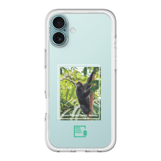 スリムプロテクションプレミアムケース［ Green Future Project - Brown-headed Spider Monkey ］