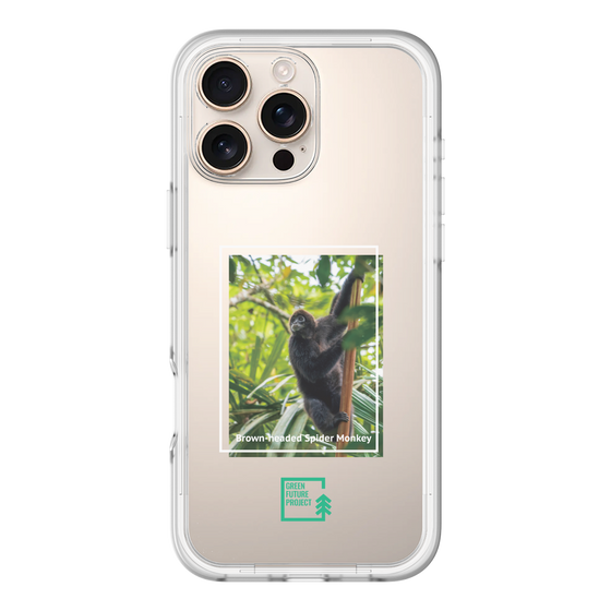 スリムプロテクションプレミアムケース［ Green Future Project - Brown-headed Spider Monkey ］