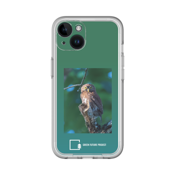 スリムプロテクションプレミアムケース［ Green Future Project - Ferruginous Pygmy Owl ］
